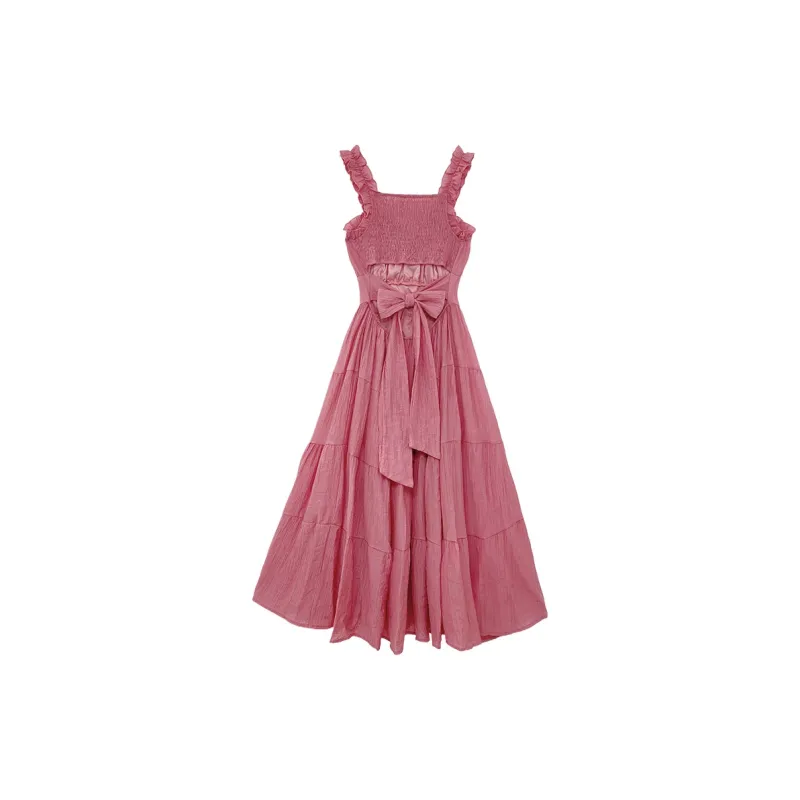 Icicofficial Dress Women's Rose Red-1