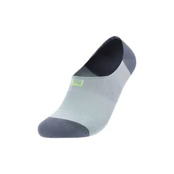 FILA Fitness Series No Show Socks Men's 1 Pack Pearl Gray