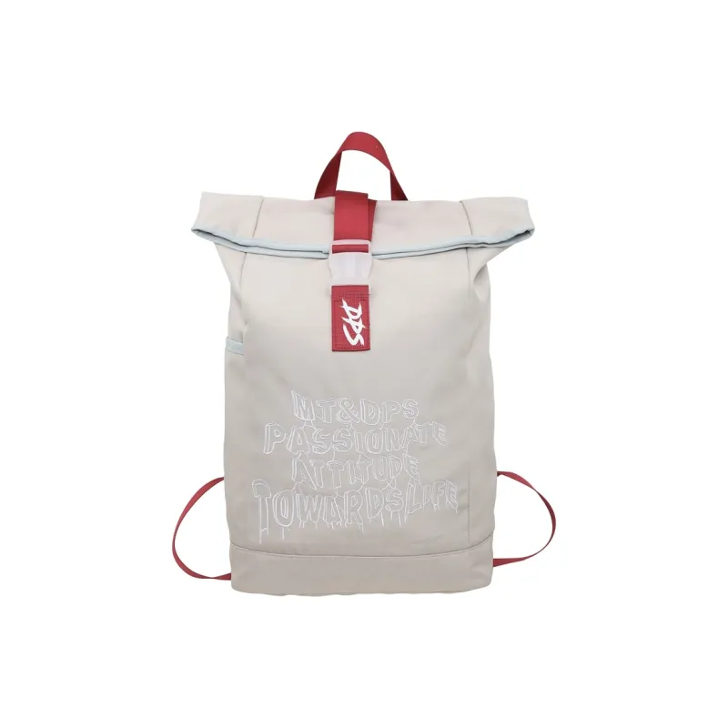 Alcohol Dragon Nylon Backpack Regular Unisex Black/Gray White/Khaki-0