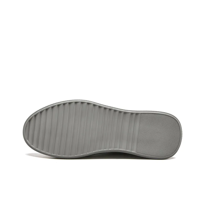 YEARCON Skateboard Shoes Men Low Top Gray-3