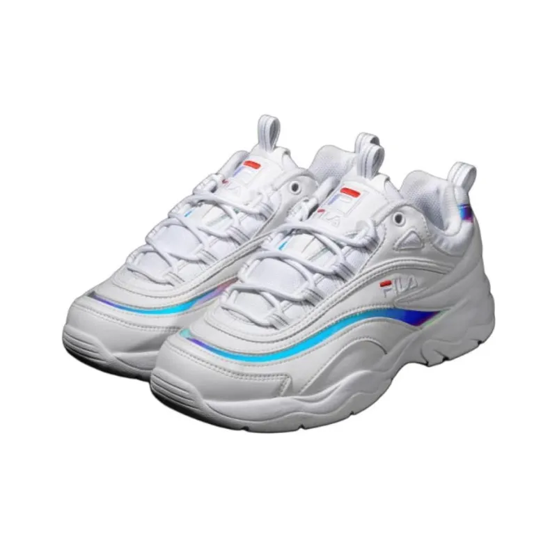 FILA Ray Prism Retro Running Shoes White/Blue-2
