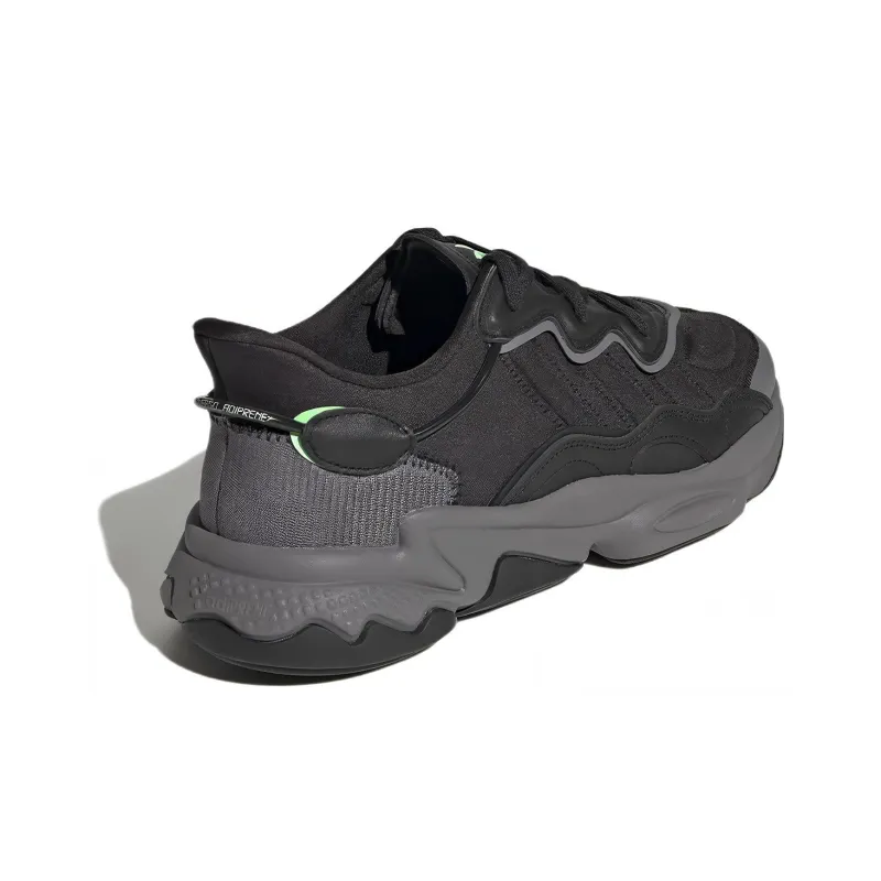 Adidas Ozweego 'Black Charcoal Screaming Green'-3