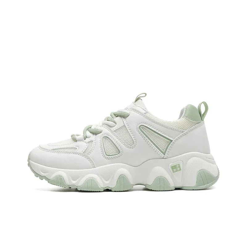 Mulinsen Moisture Wicking, Height Increasing, Balance, Lightweight, Breathable Low Top Chunky Sneakers Women's-0