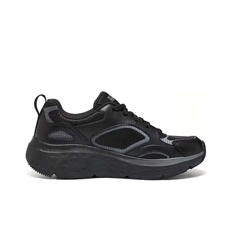 Skechers Cushioning Wear Resistant Low Top Casual Running Shoes Women's Black-1
