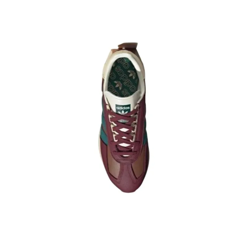Adidas Originals Retropy E5 Cushioning Wear Resistant Low Top Casual Running Shoes Unisex Dark Red Brown-3