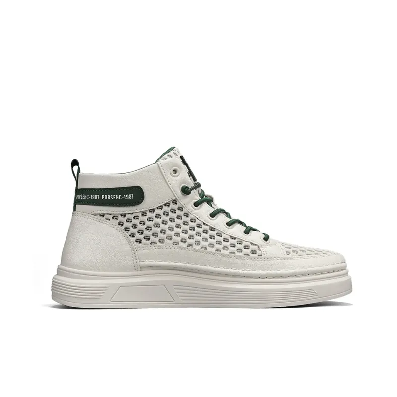 CAHHRRN Breathable Mid-Top Skateboard Shoes Men's-1