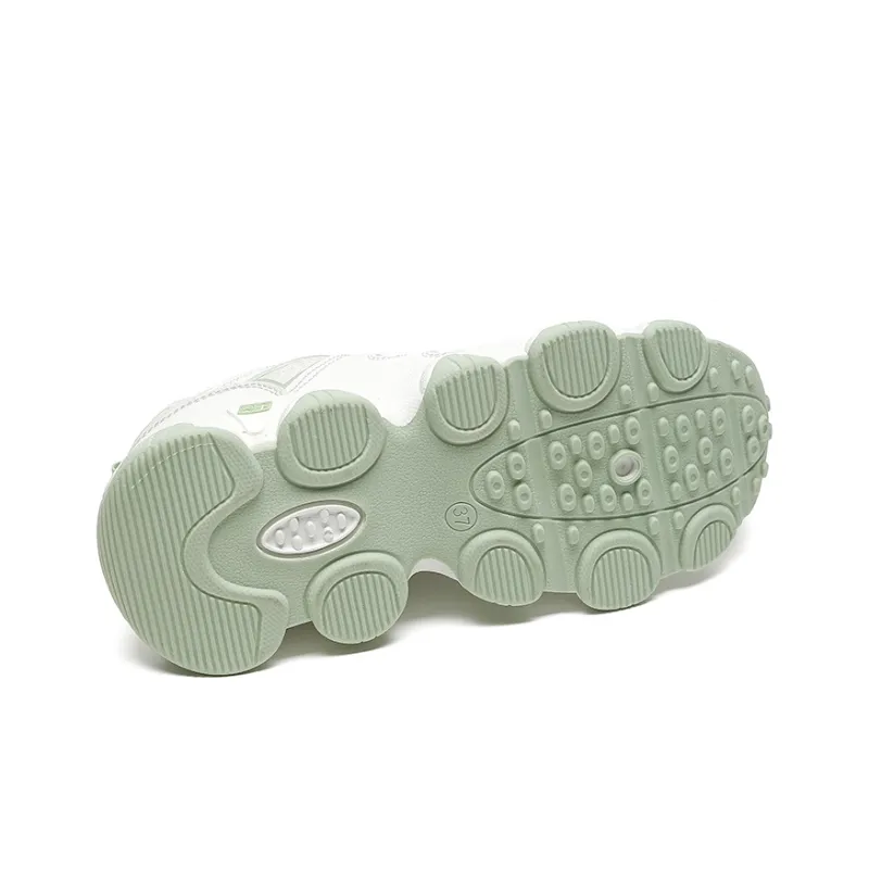 Mulinsen Moisture Wicking, Height Increasing, Balance, Lightweight, Breathable Low Top Chunky Sneakers Women's-5