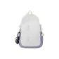 White Purple with Checkerboard Charm
