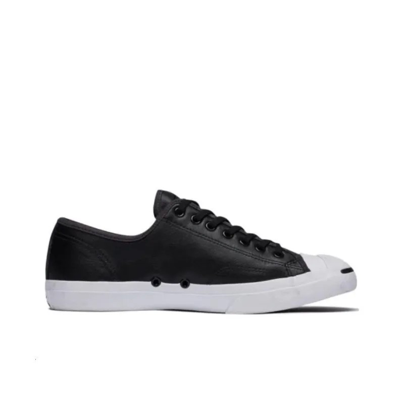 Converse Jack Purcell Anti Slip Wear Resistant Low Top Skateboard Shoes Unisex Black-1