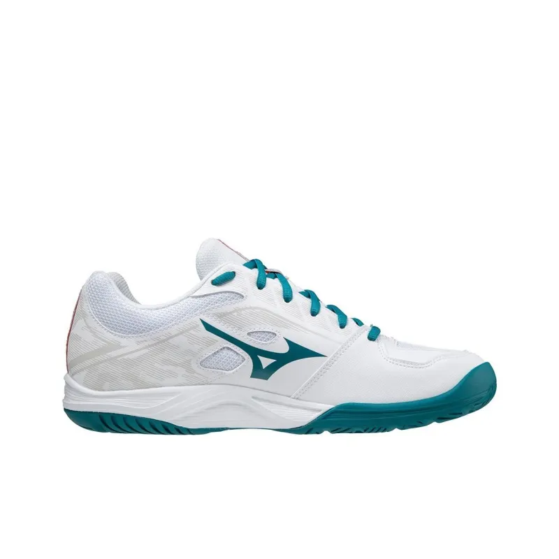 Mizuno Tennis Shoes Men Low Top White/Green-1