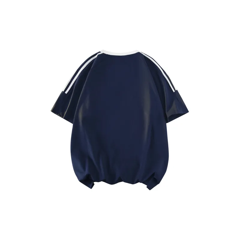 PEIMENG Short Sleeved T Shirts Unisex Comes With Necklace-3