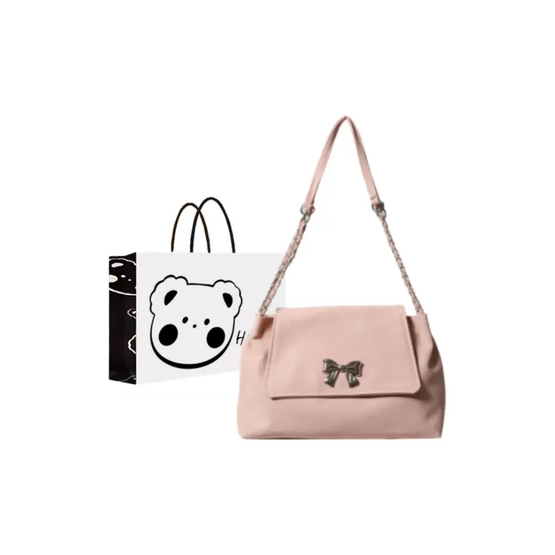 NX DOUGHNUT PU Shoulder Bag Regular Women's White/Black/Blue/Pink-12