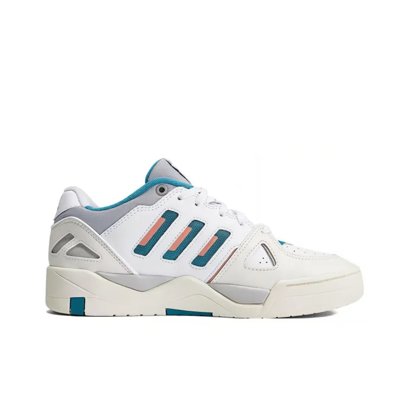 Adidas Midcity Low Basketball Shoes 'White Grey Aqua'-1