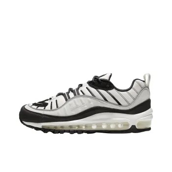 Nike Air Max 98 Anti Slip Wear Resistant Low Top Casual Shoes Unisex Black White