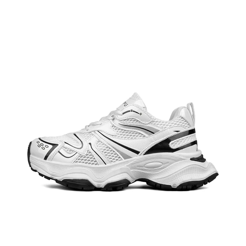 WENPU Cushioning Moisture Wicking Lightweight Low Top Chunky Sneakers Women's-12
