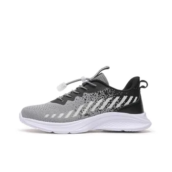 Mulinsen Moisture Wicking, Height Increasing, Support, Lightweight, Breathable Low Top Casual Shoes Women's Black Gray