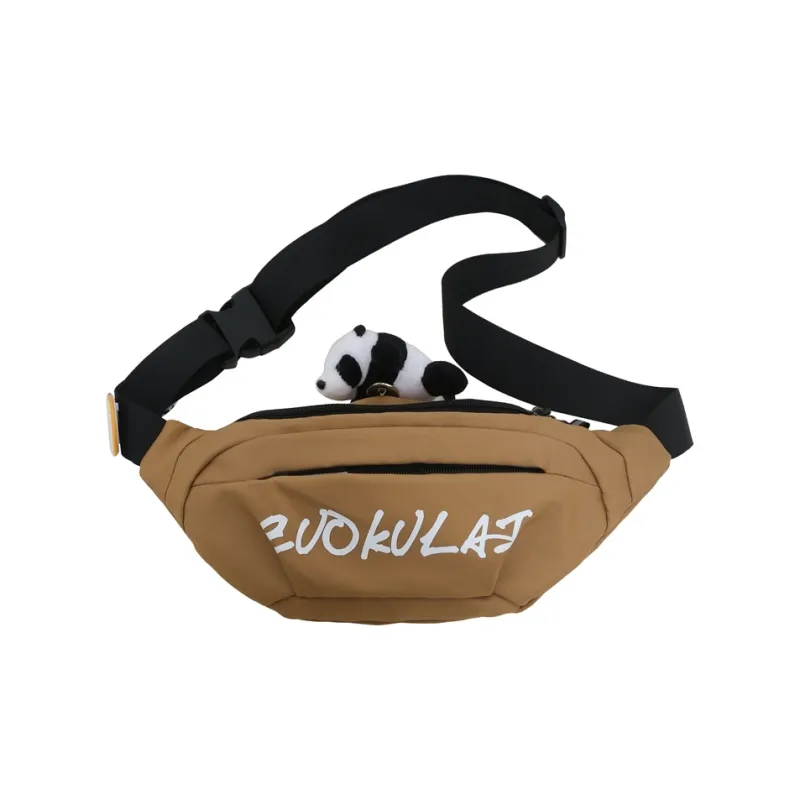Alcohol Dragon Nylon Sling Bag Regular Unisex Black/Blue/Brown/Green/Khaki-5