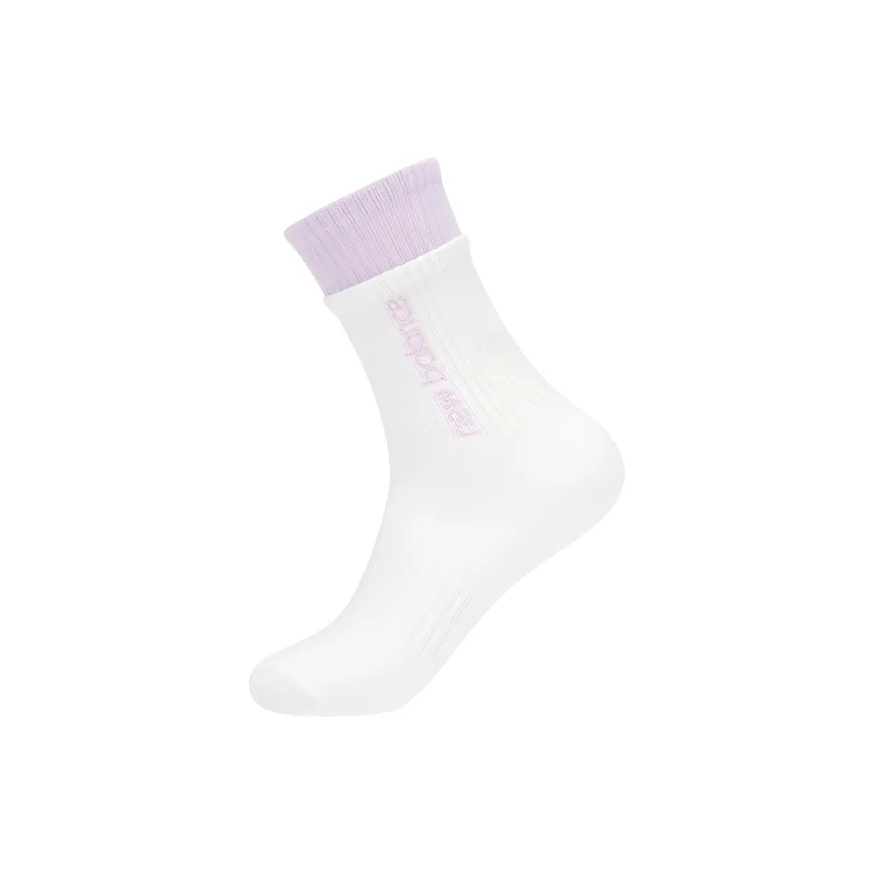 New Balance Knee-High Socks Women's 1 Pack White/Purple-0