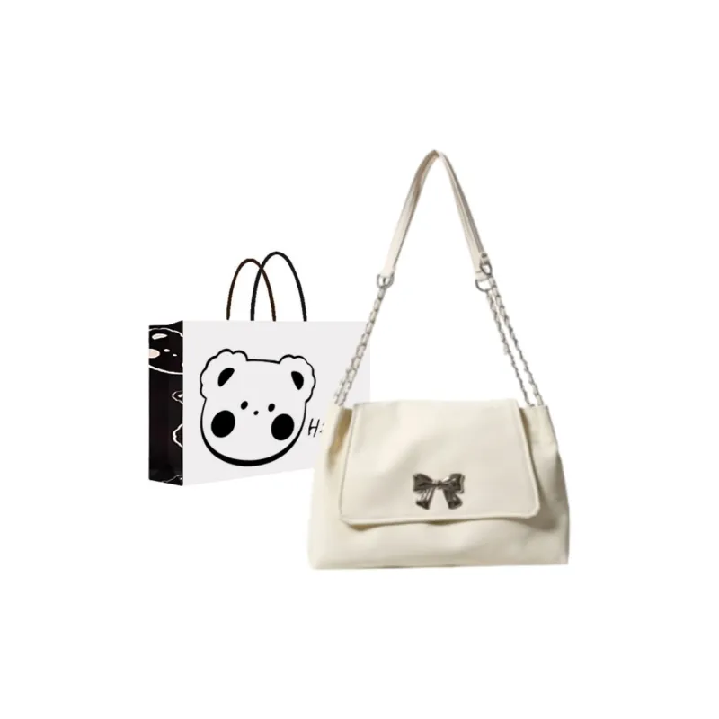 NX DOUGHNUT PU Shoulder Bag Regular Women's White/Black/Blue/Pink-0