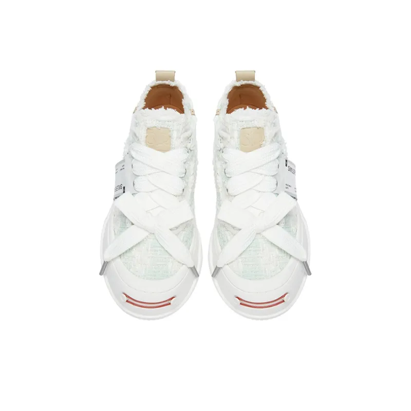 SMILEREPUBLIC Height Increasing Low-Top Canvas Shoes Unisex Light Cyan-3