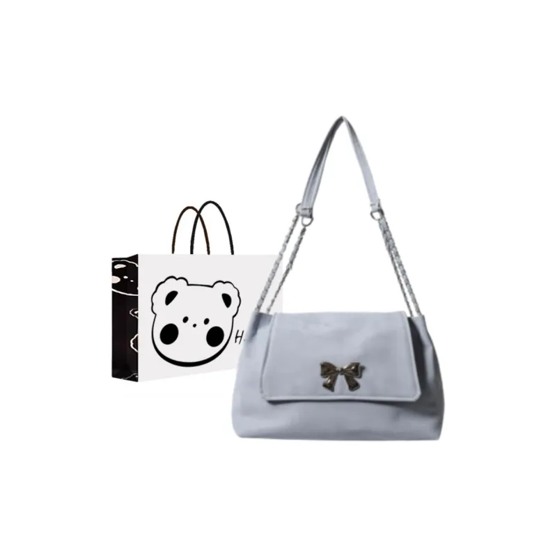 NX DOUGHNUT PU Shoulder Bag Regular Women's White/Black/Blue/Pink-8