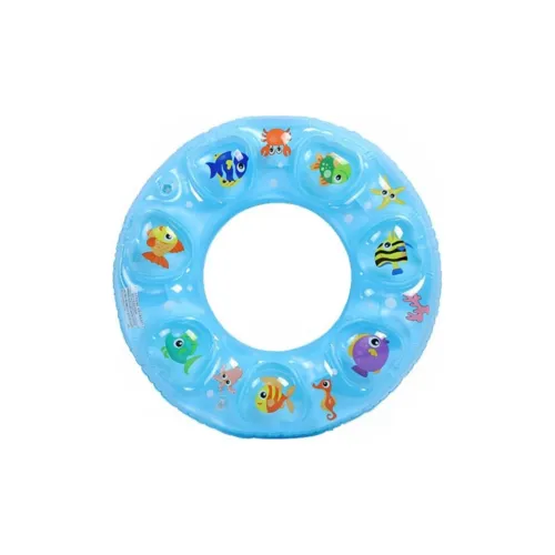 Adandyish Thickened Dual Chamber Crystal Swim Ring Adults And Kids Inflatable Life Jacket For Surfing And Water Play