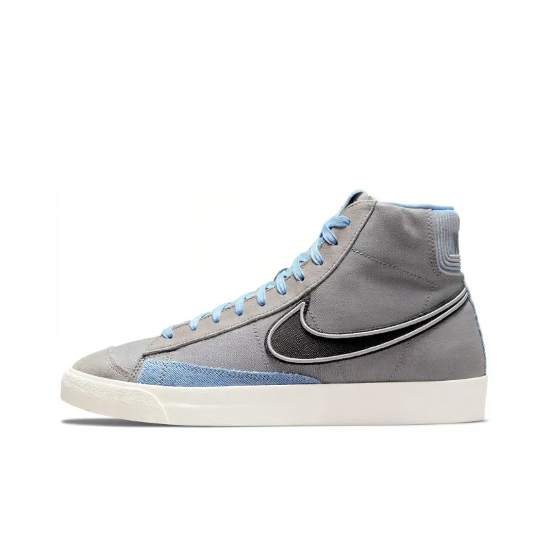 Nike Blazer Mid Grey Denim-0