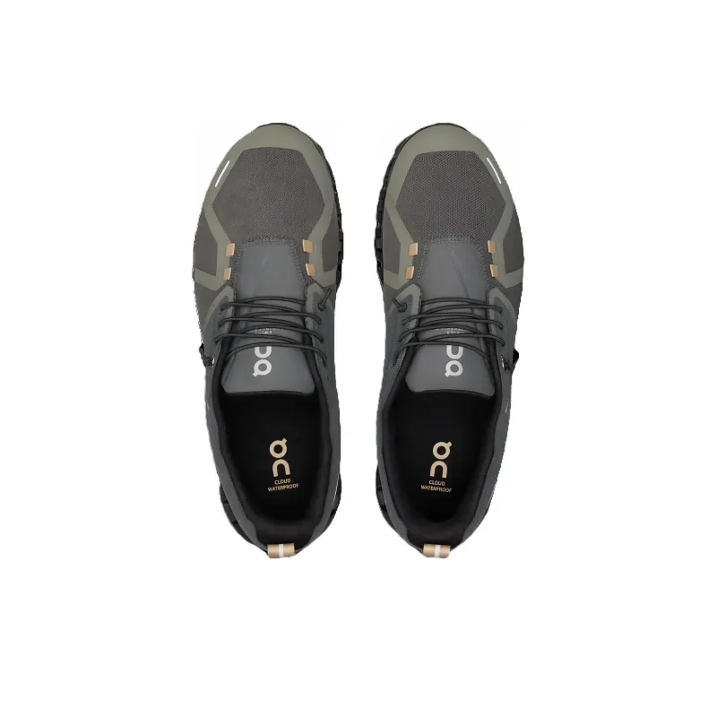 On Running Cloud 5 Waterproof Asphalt Magnet-2