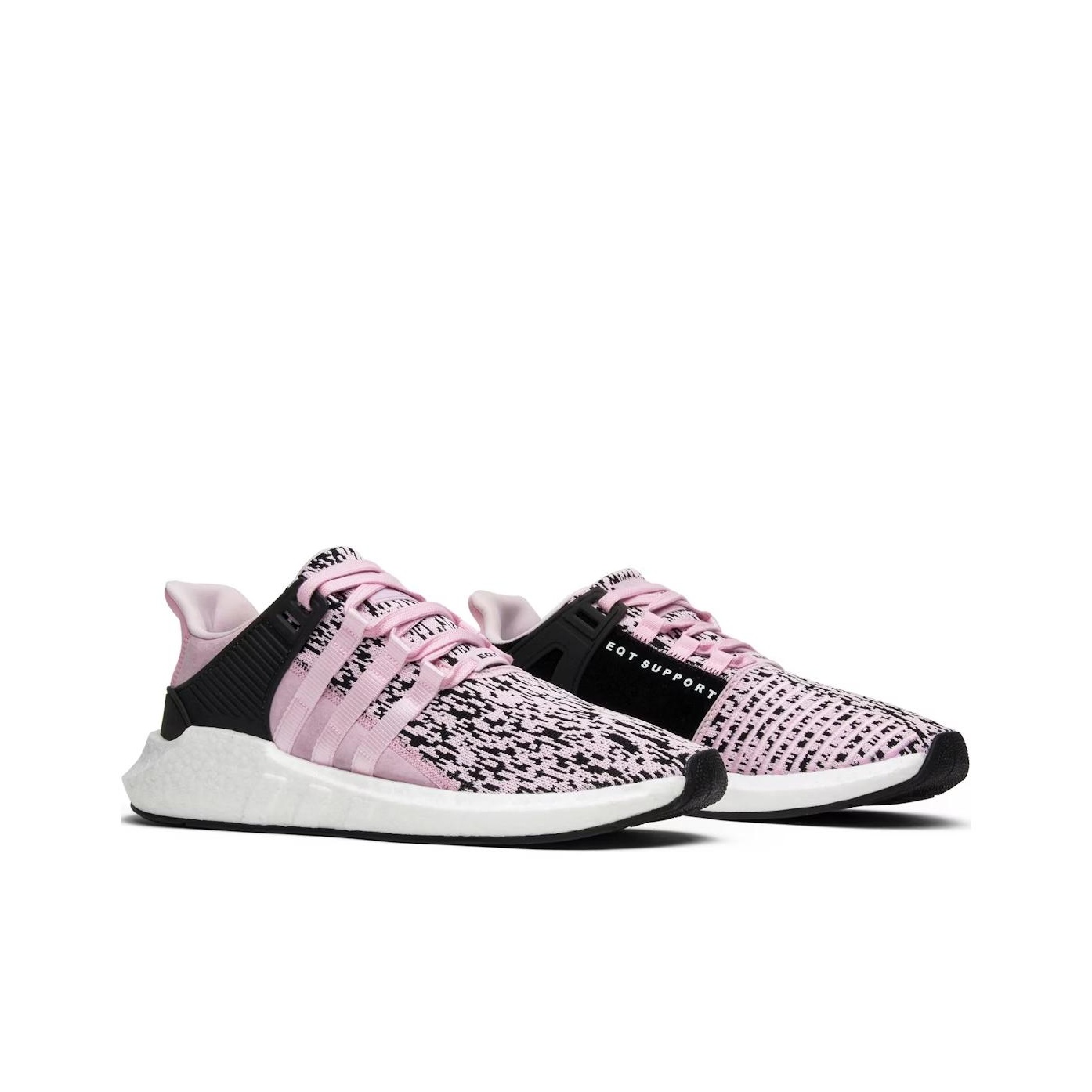 Adidas Originals Eqt Support 93 17 Glitch Pink Black POIZON