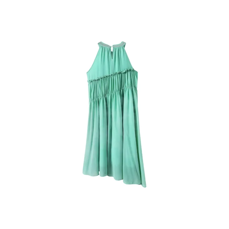 Adeworn Sleeveless Dress Women's Lake Green-1