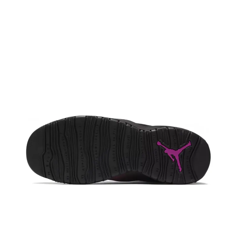 Jordan 10 Retro Black Fuchsia Black GS-4