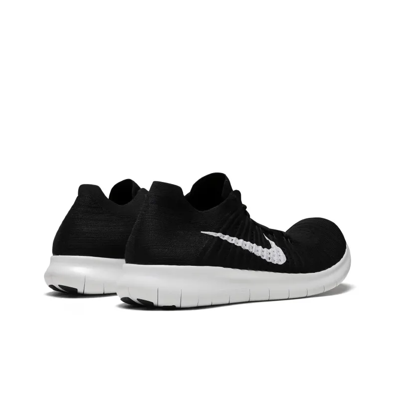 Nike Free Run Flyknit Black/White-3