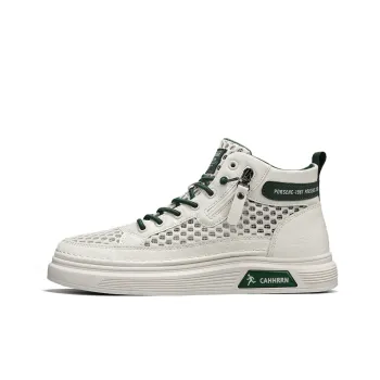 CAHHRRN Breathable Mid-Top Skateboard Shoes Men's