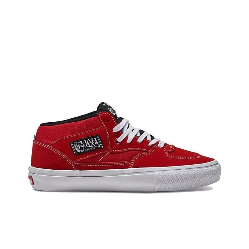 Half Cab Skate Vans 'Red White'-1