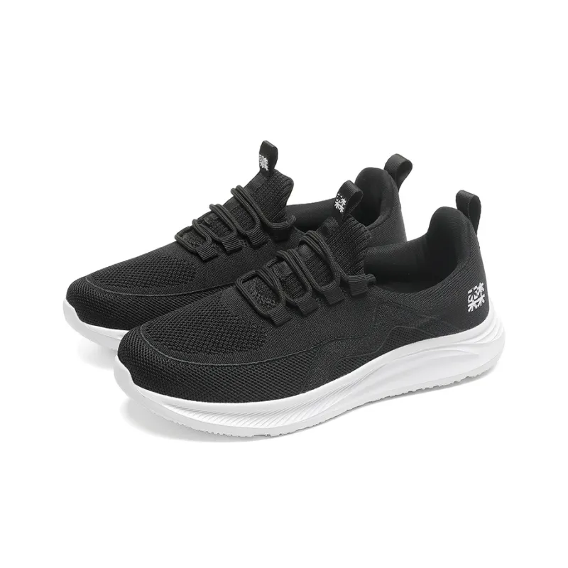 Mulinsen Moisture Wicking, Rebound Height Increasing, Lightweight, Breathable Low Top Casual Shoes Women's Black-7