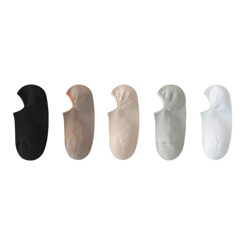 AUGUST No Show Socks Men's 5 Pack-1