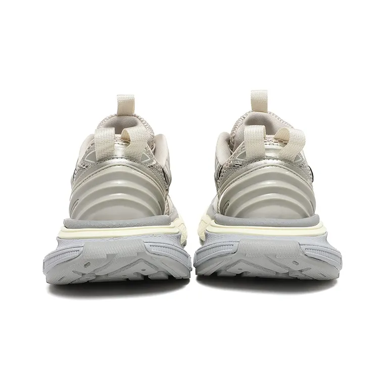 BEILIANYA Chunky Sneakers Unisex Low Top Beige Green/White Gray-19