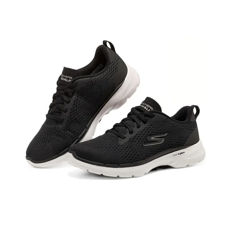 Skechers Go Walk 6 Low tops Sport Shoes Black/White Women's-2