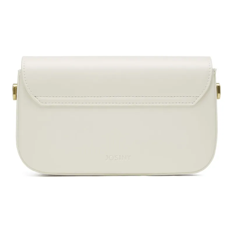 JOSINY PU Shoulder Bag Women's Black/Ecru/Khaki-6