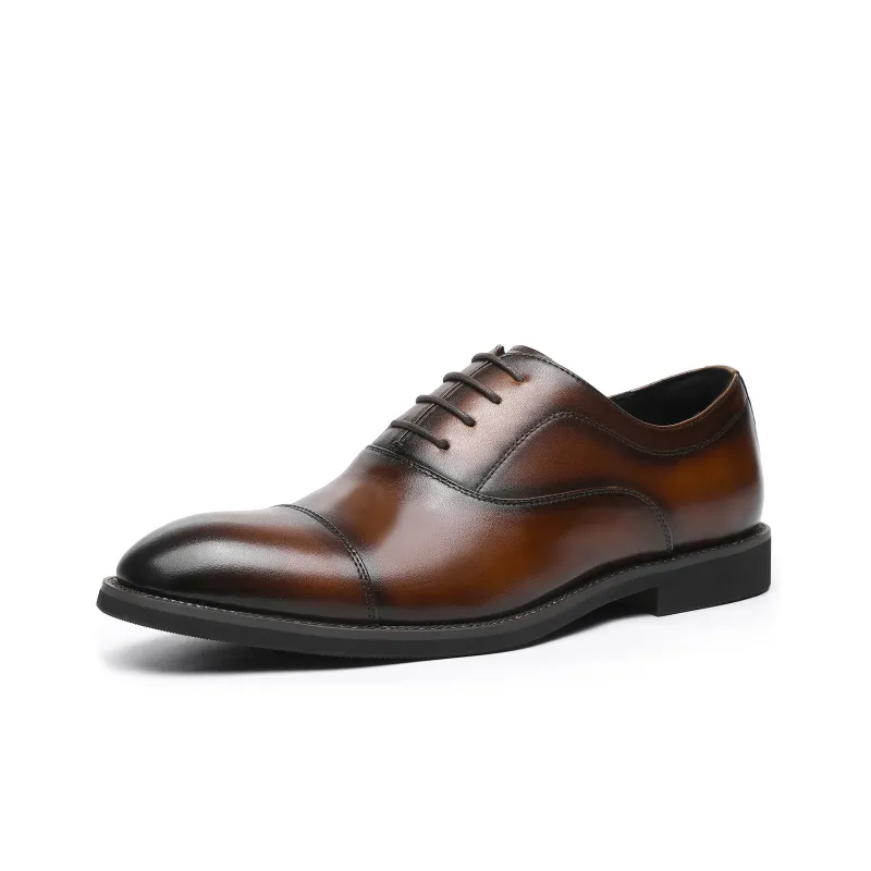 Dolcara Dress Shoes Men Low Top Black/Brown-5