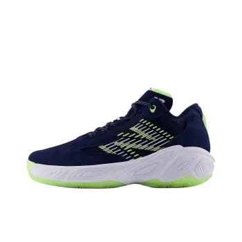 New Balance Fresh Foam Bb V2 Navy Bleached Lime Glow