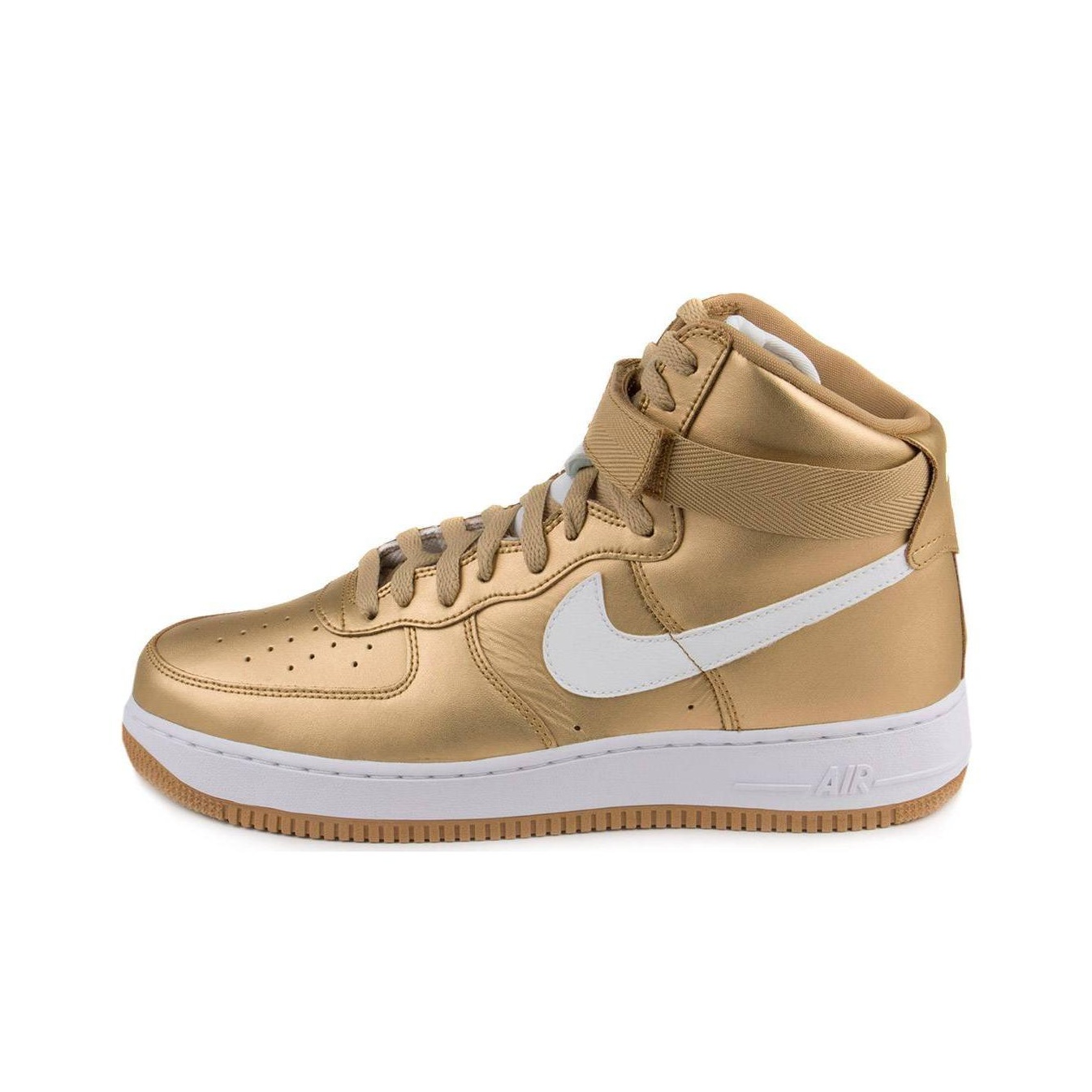 bebcdrshop trends gold air forces high top POIZON