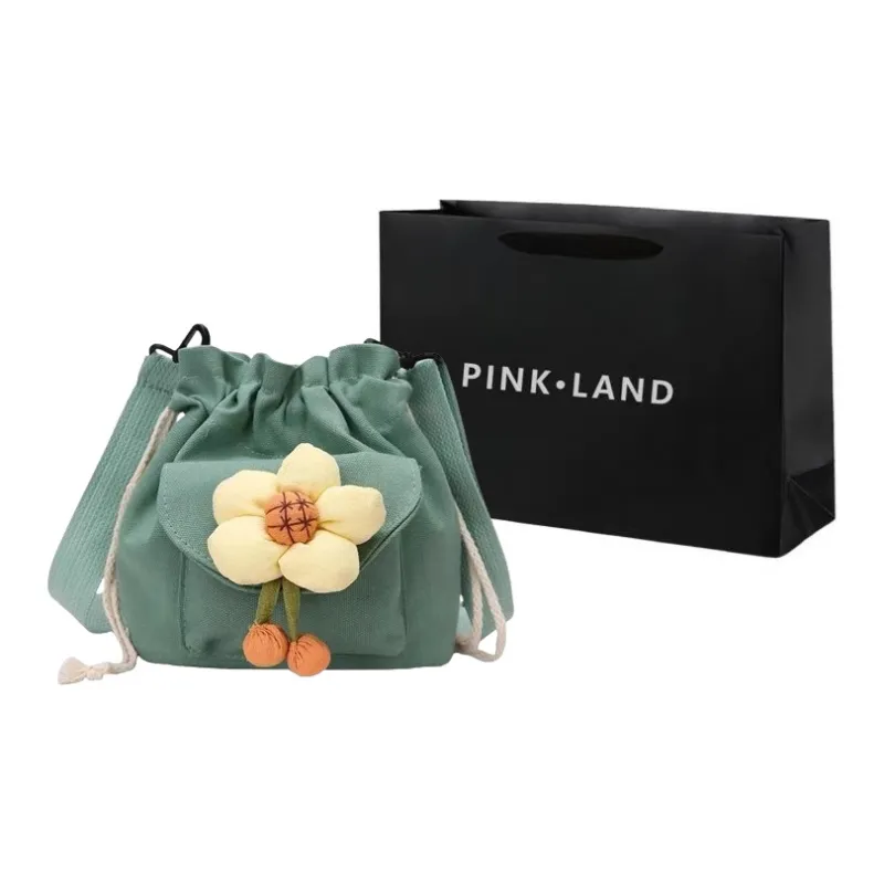 PINK·LAND Canvas Shoulder Bag Women's-9