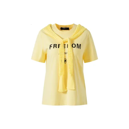 JZ. ANNAKRO T-Shirts Women's Tender Yellow