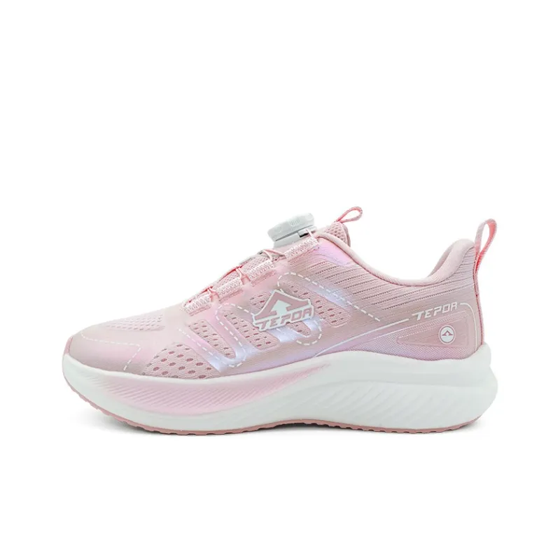 TEPOR Running Shoes Unisex Low Top Pink, White-8