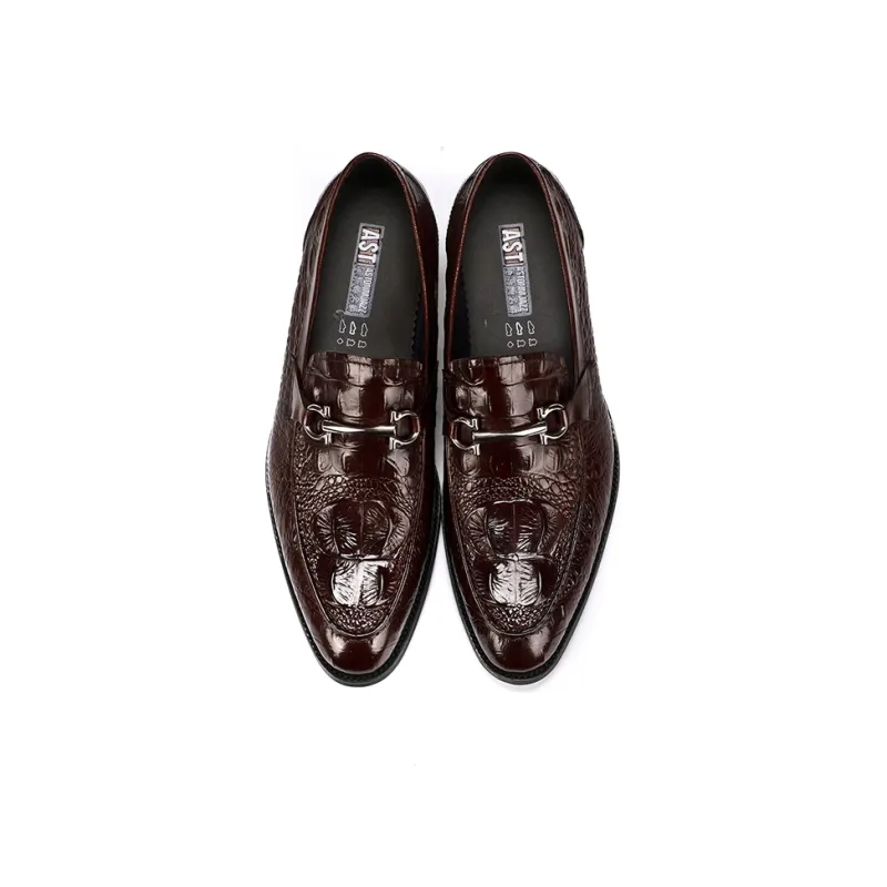 ASTON M.JAZZ Dress Shoes Men Low Top Black/Burgundy-13