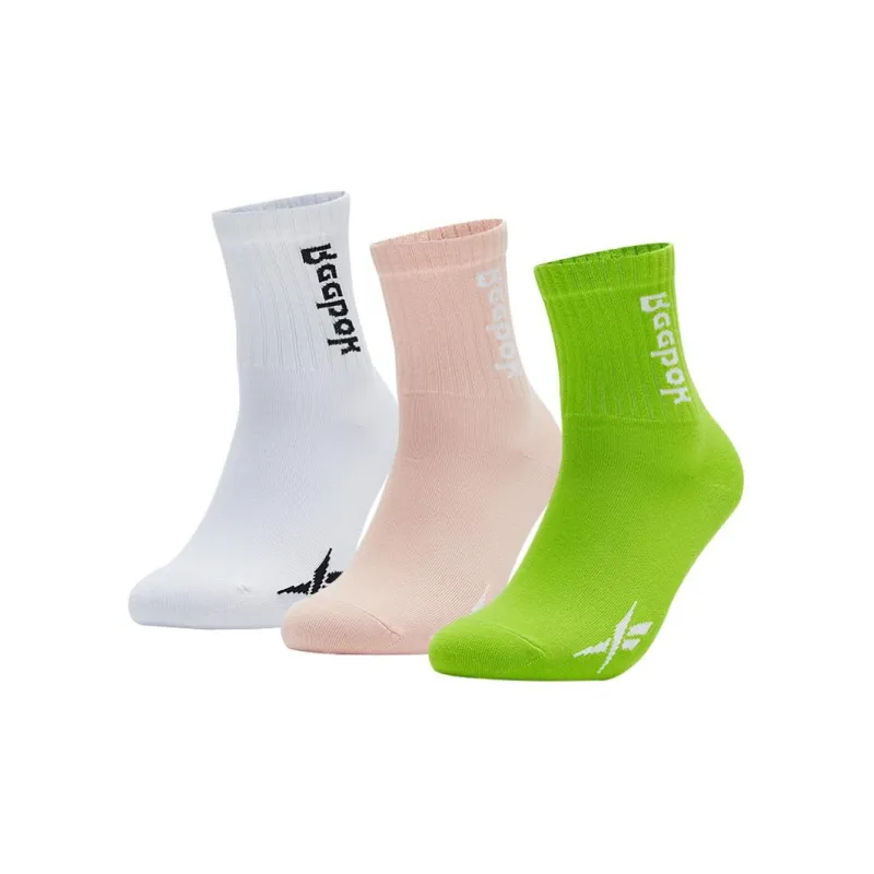 Reebok Mid-Calf Socks Unisex 3 Pack-10