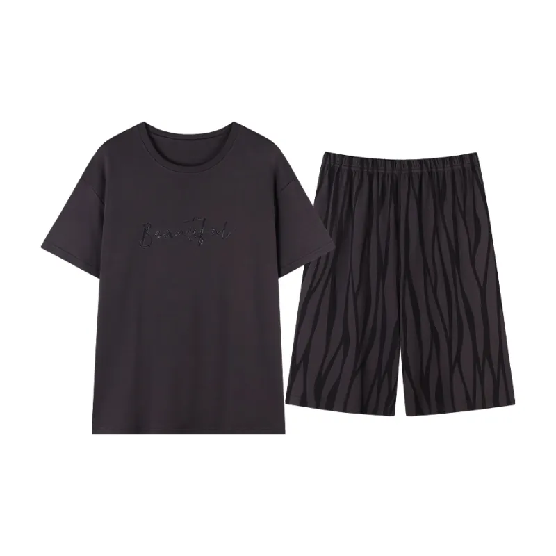 MADALLO Pajama Set Men's Dark Brown-0
