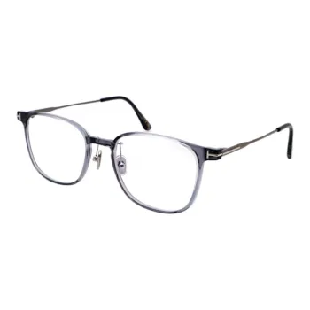 TF Injection Molding Alloy Irregular Shape Eyeglass Frames Unisex Gray