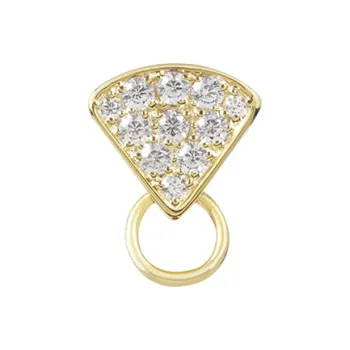 ARTE 925 Sterling Silver 18K Gold Plated Pin Women's